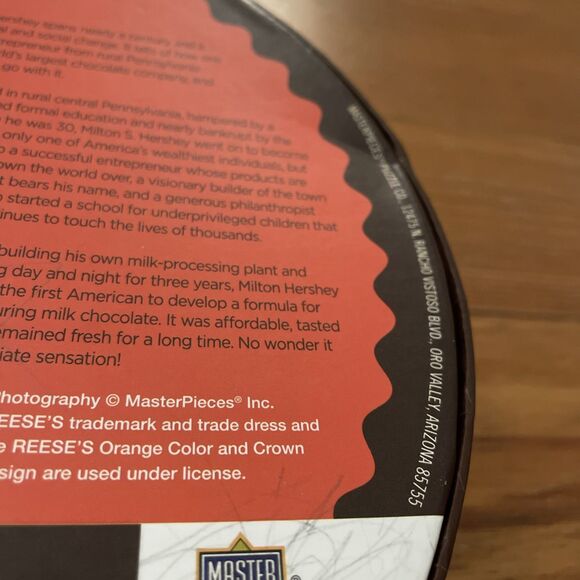 Masterpieces Reeses 500 Piece Shaped Jigsaw Puzzle Candy Chocolate - Picture 4 of 6